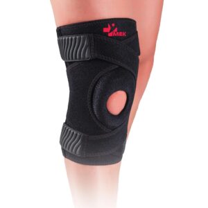 Бандаж фиксирующий коленный с пружинными ребрами неразъемный МЕК 8010